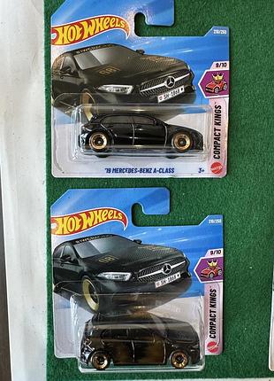 Колекційна моделька hot wheels '19 mercedes-benz a-class чорний