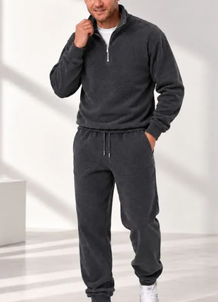 Мужской костюм из полар флиса m-l, l-xl, xl-xxl 2 цвета sin1517-010vве