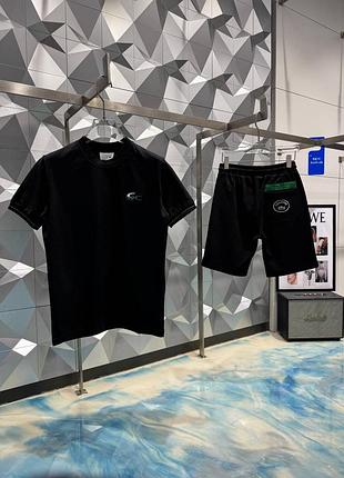 Чоловічий комплект футболка+шорти lacoste