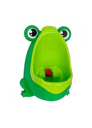 Детский горшок (для мальчиков) 6870 (12) "technok toys", "лягушка", 29см, в сетке
