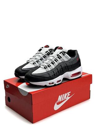 Мужские кроссовки nike air max 95 black grey white
