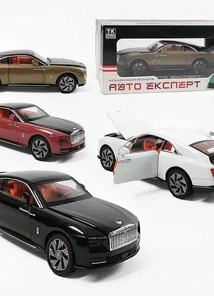 Машинка 1416-28 (24) "авто експерт", 4 кольори, металопластик, 1:24, звук, світло, інерція, відчиняються двері, у коробці,