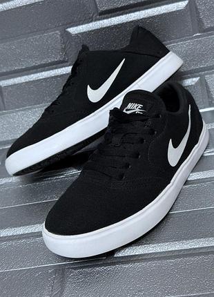 Кеды кроссовки nike sbstart canvas original 36 размер стелька 23 см черные подростковые унисекс обувь nike skateboarding для парней