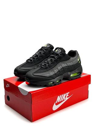 Чоловічі кросівки nike air max 95 black grey green