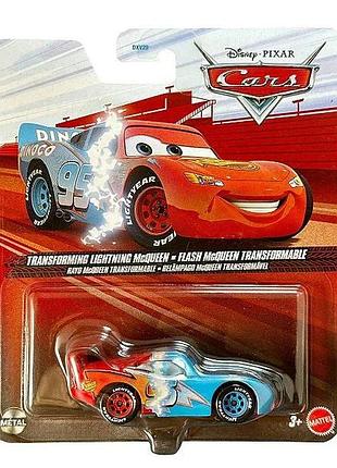 Колекційна машинка mattel disney pixar cars transforming lightning mcqueen маквін