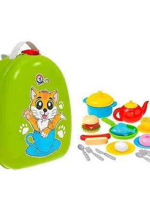 Набір продуктів у рюкзаку 8225 (3) "technok toys", посуд, їжа