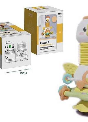 Музичне брязкальце 230 b (72/2) “гусеня”, звук, мелодії, прорізувач, пискавка, пальчикова гра, в коробці