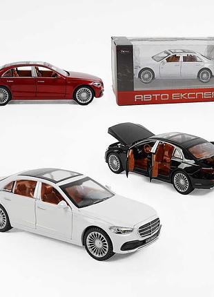 Машина tx 55070 (48/2) "авто експерт", 3 види, металопластик, масштаб 1:22, світло, звук, інерція, відчиняються двері, багажник, в