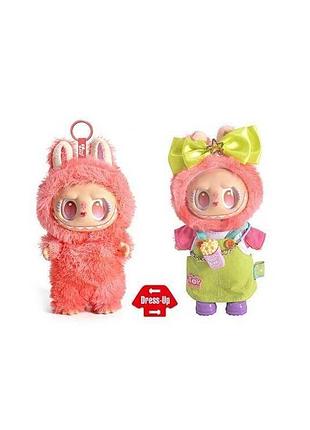 М`яка іграшка-брелок yf 004 b (120/2) герой, гумовий, висота 17 см, металеве кільце, знімний одяг, рухомі ручки та ніжки, бантик,