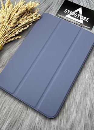 Чохол-книжка smart folio для ipad mini 6/7 8.3 шкіряний із мікрофіброю сіро-блакитний