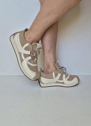 Кожаные кеды 43-44 р сникеры 5