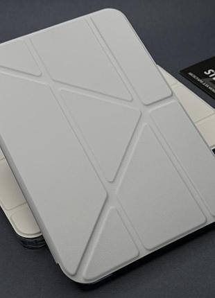 Чохол книжка smart acrylic case для ipad mini 6 / 7.3 оригамі прозорий бежевий