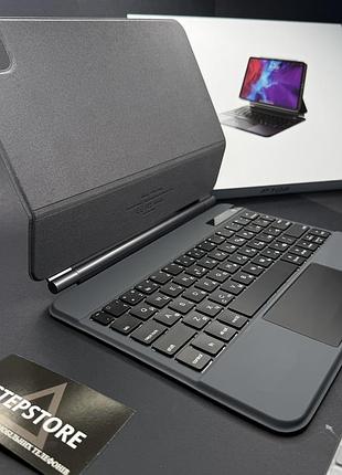 Чохол magic keyboard для apple ipad 10 2022 11 2025 a16 10.9 з трекпадом клавіатура магнітний з підсвіткою графіт