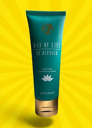 W7 way of life hand cream be blessed – крем для рук "лотос і білий чай"