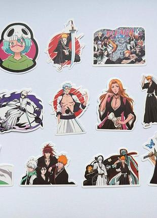 Наклейки стикерпак по аниме блич bleach наклейки набор 10 шт