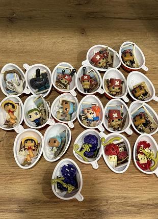 Нові фігурки  kinder joy one piece | киндер джой коллекционные фигурки