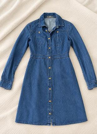 Джинсове плаття сукня синя zara