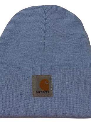 Шапка carhartt блакитна