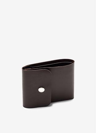 Шкіряний гаманець sambag classic коричневий