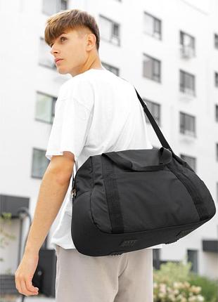 Спортивна сумка sambag vogue sport чорна тканева