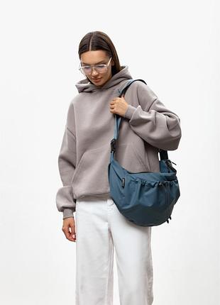 Жіноча сумка sambag hobo cloud блакитна