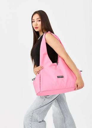 Жіноча спортивна сумка sambag flow рожева