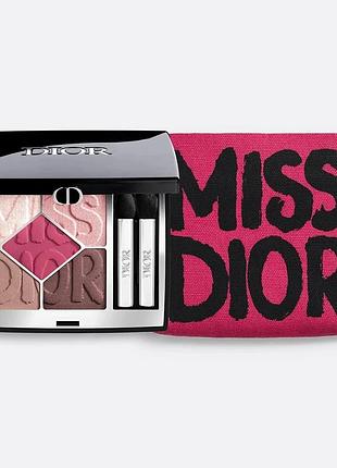 Палетка теней dior diorshow 5 couleurs 862 shocking pink 6.5 g