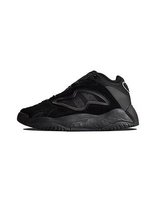 Чоловічі кросівки адідас стрітбал adidas streetball triple black suede 45