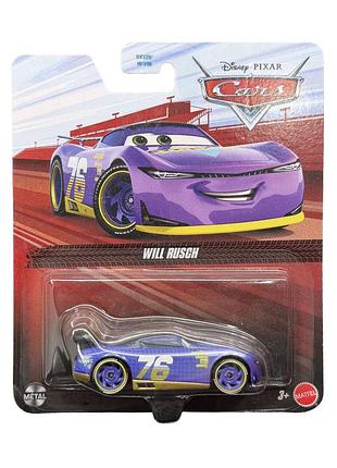 Автомобиль тачки 3 mattel disney pixar cars вілл раш №76 will rusch 1:55