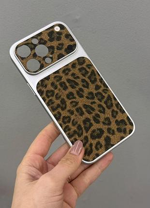 Чехол с блестящим леопардовым принтом для iphone 16 pro max, чехол для iphone 16 pro max с леопардовым принтом