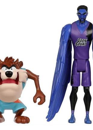 Набір фігурок lebron james + tasmanian devil (moose toys) — space jam: a new legacy