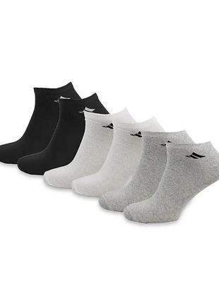 Шкарпетки жіночі літні короткі спортивні adidas classic кольорові бавовна 36-40, набір 6 пар