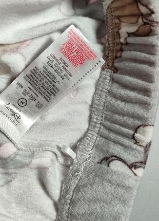 Піжама велюр primark 4