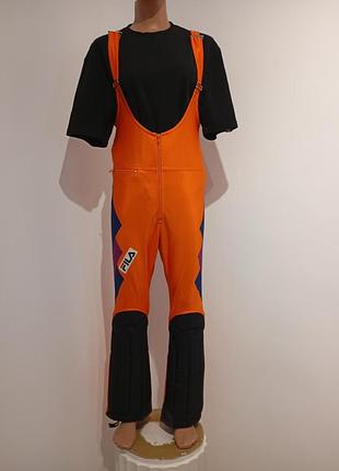 Вінтажний лижний напівкомбінезон fila vintage ski pants унісекс