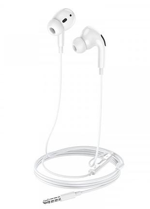 Наушники проводные hoco m101 pro crystal (3.5mm) white