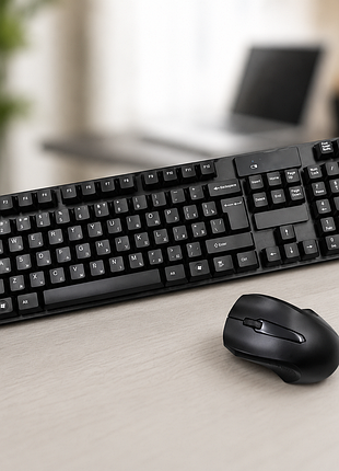 Клавиатура keyboard + мышка wireless tj 808 / комплект беспроводной клавиатуры и мыши