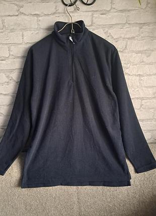 Чоловіча флісова кофта на блискавці 1/4 розмірі xl.