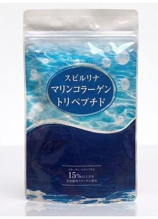 Спирулина с морским коллагеном spirulina &amp; marine collagen algae, япония