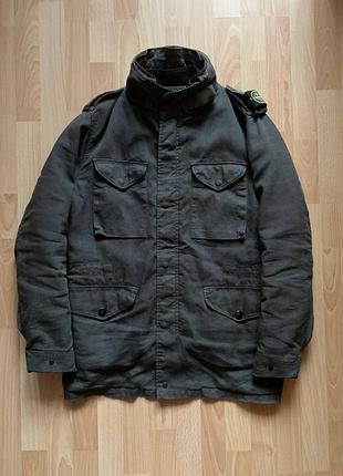 Куртка stone island lino flax m65 field jacket vintage