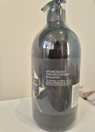 Шампунь для росту волосся hadat cosmetics hydro root strengthening shampoo  розпив