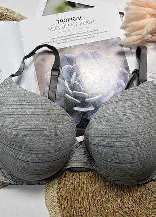 Бюстгальтерw на кісточках victoria’s secret сірого кольору в розмірі 80е (36dd)