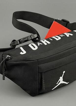 Бананка jordan nike (на пояс) 35×9x13см поясная сумка джордан найк
