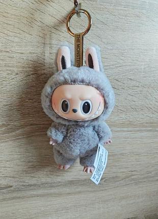 Pop mart labubu the monsters exciting macaron sesame bean оригинал ≈16 см