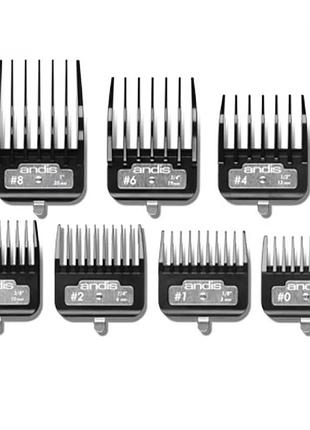 Набор насадок andis bg series premium metal clip 7 шт an 33640