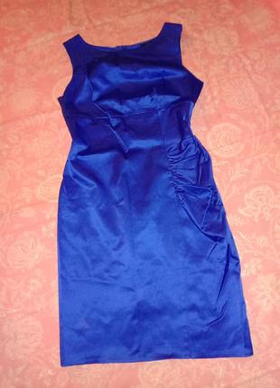 Платье платье 👗 женское классическое элегантное синее лазурное dunnes