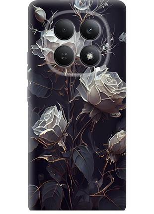 Чохол силіконовий на телефон xiaomi redmi note 15 4g троянди 2 "5550u-4215-58250"