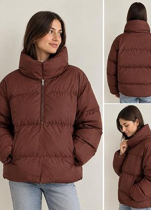 Фірмова куртка пуховик оригінал massimo dutti розмір м 44-46