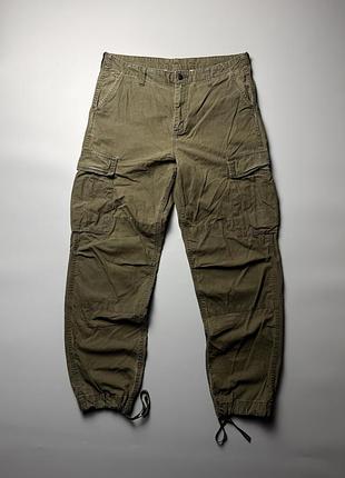 Чоловічі штани карго carhartt wip regular cargo pant olive green 34x32