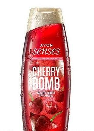 Гель для душа avon senses 250мл "стигла вишня" ейвон сенсес