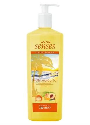 Крем-гель для душу "мандарин та персик" 720 мл senses avon